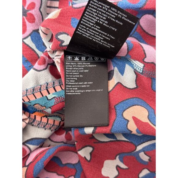 Ba&sh Dress XS Womens Maureen Mini Fun Floral Paisley Print - Picture 9 of 9